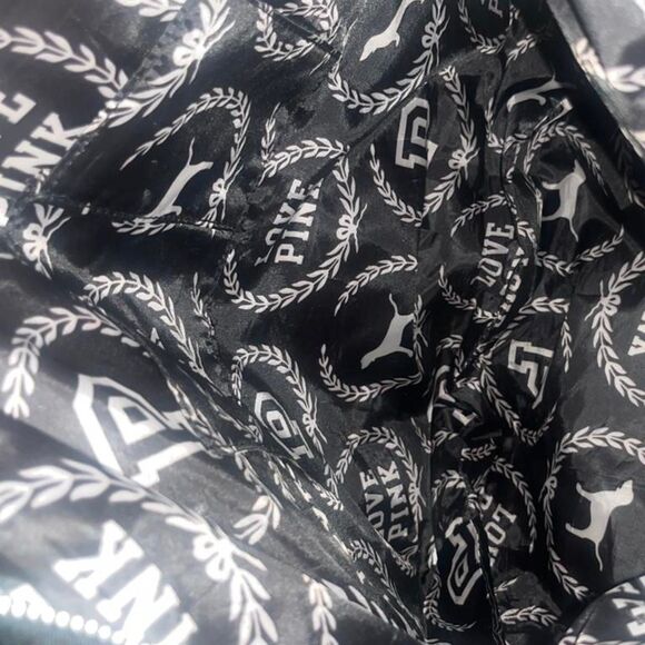 Victoria's Secret PINK Black Nylon Tote Bag - Picture 4 of 4